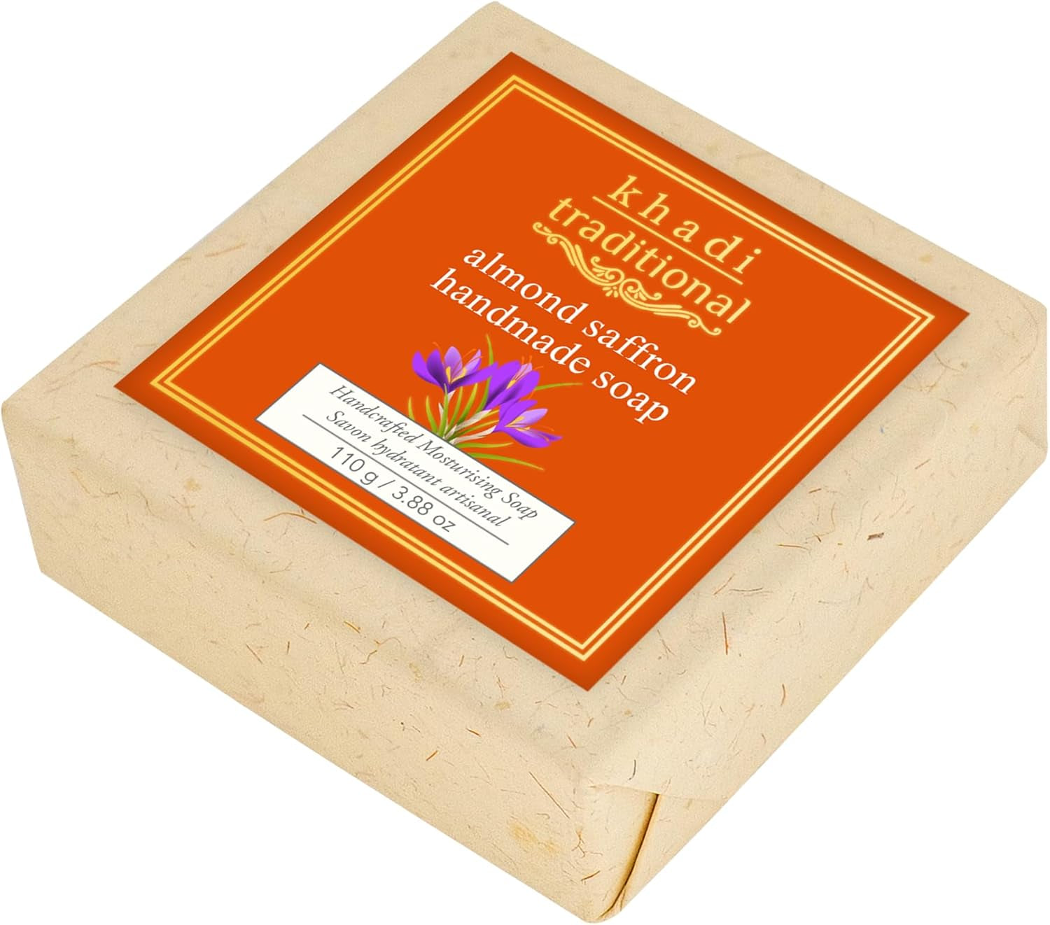 Almond Saffron Handmade Soap