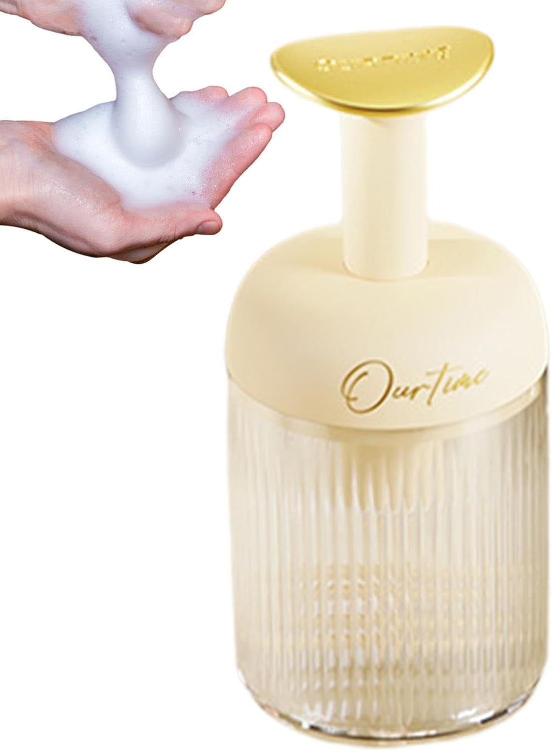Foaming Soap - Transparent Foam Hand Soap | Decorative Pump Foaming Hand Soap, Foaming Bottle for Liquid Soap, Shampoo, Wash