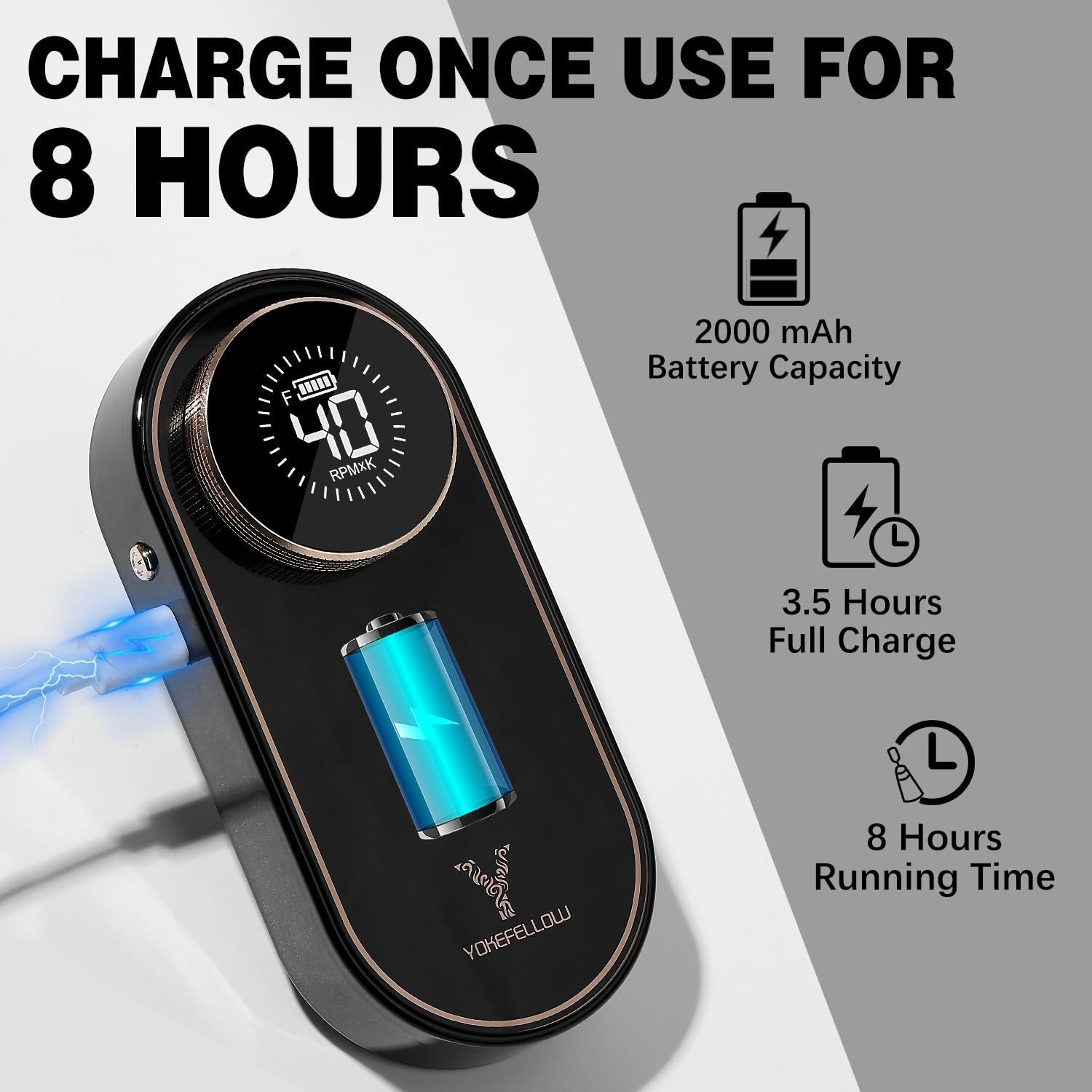 Electric Nail Drill - 40000RPM Nail Drill Machine for Acrylic Nail Kit with Nail Dust Brush for Dip Powder Manicure Pedicure Rechargeable Nail Drill Gift Set for Women