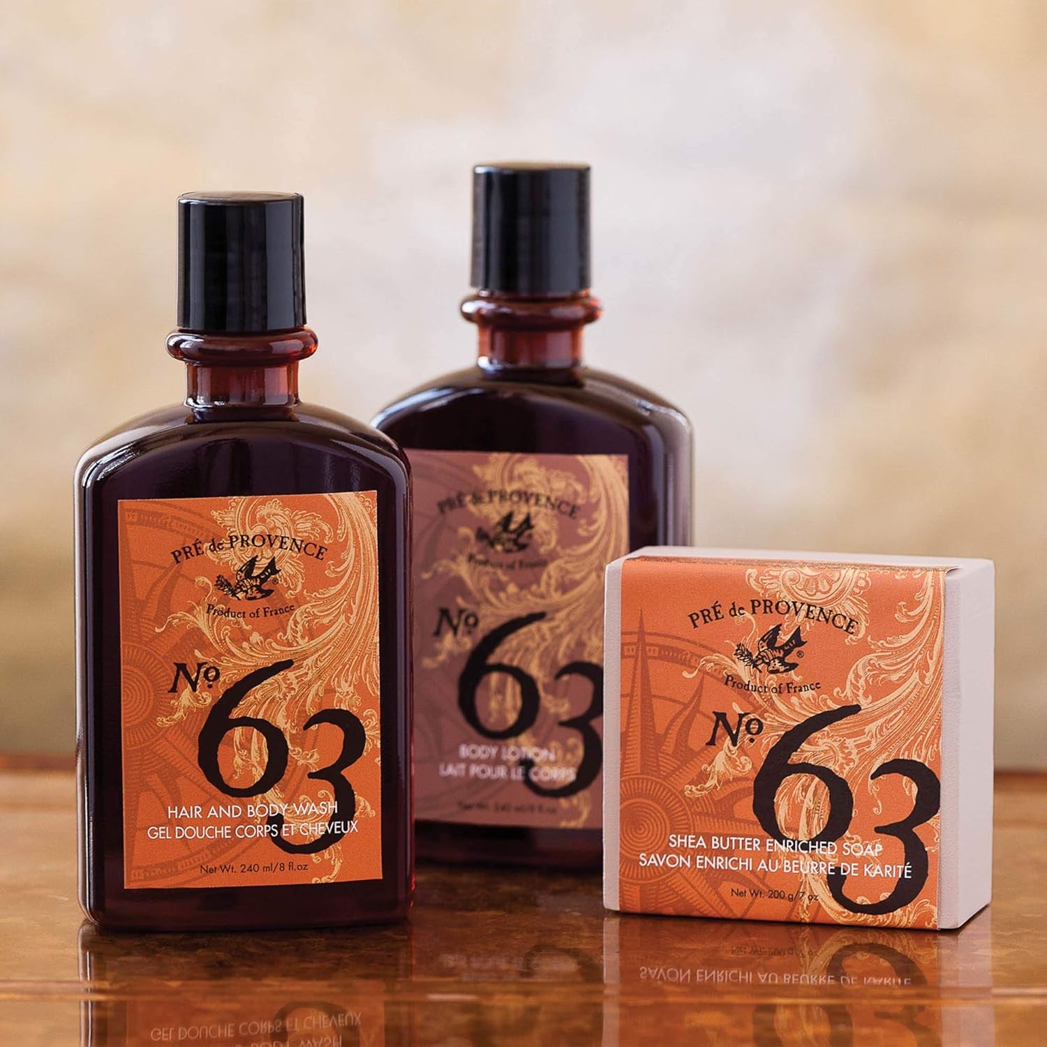 Aromatic, Warm and Spicy, No. 63 Men'S 200 Gram Cube Soap