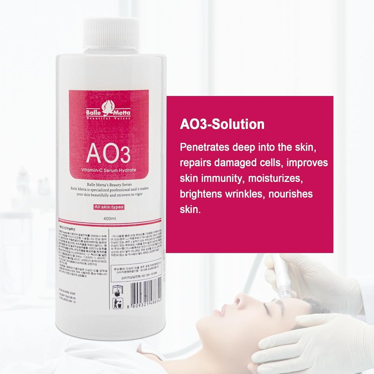 Skin Care Facial Beauty Aqua Peel Solution 400Ml per Bottle Face Cleansing and Moisturizing  ETYYS123