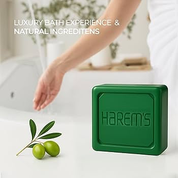 Harem’s Olive Oil Bar Soap w/ Hyaluronic Acid & Collagen