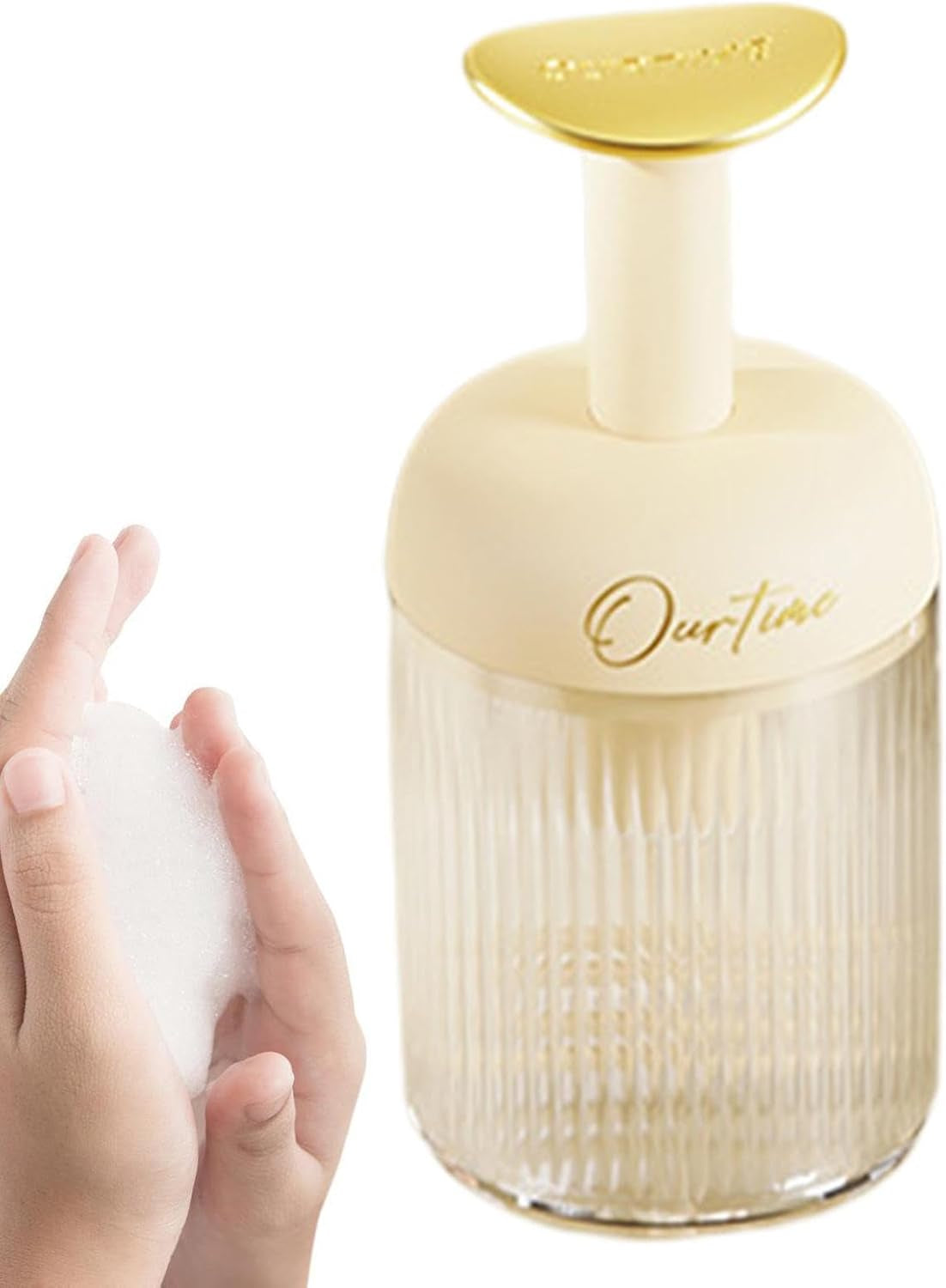 Foaming Soap - Transparent Foam Hand Soap | Decorative Pump Foaming Hand Soap, Foaming Bottle for Liquid Soap, Shampoo, Wash