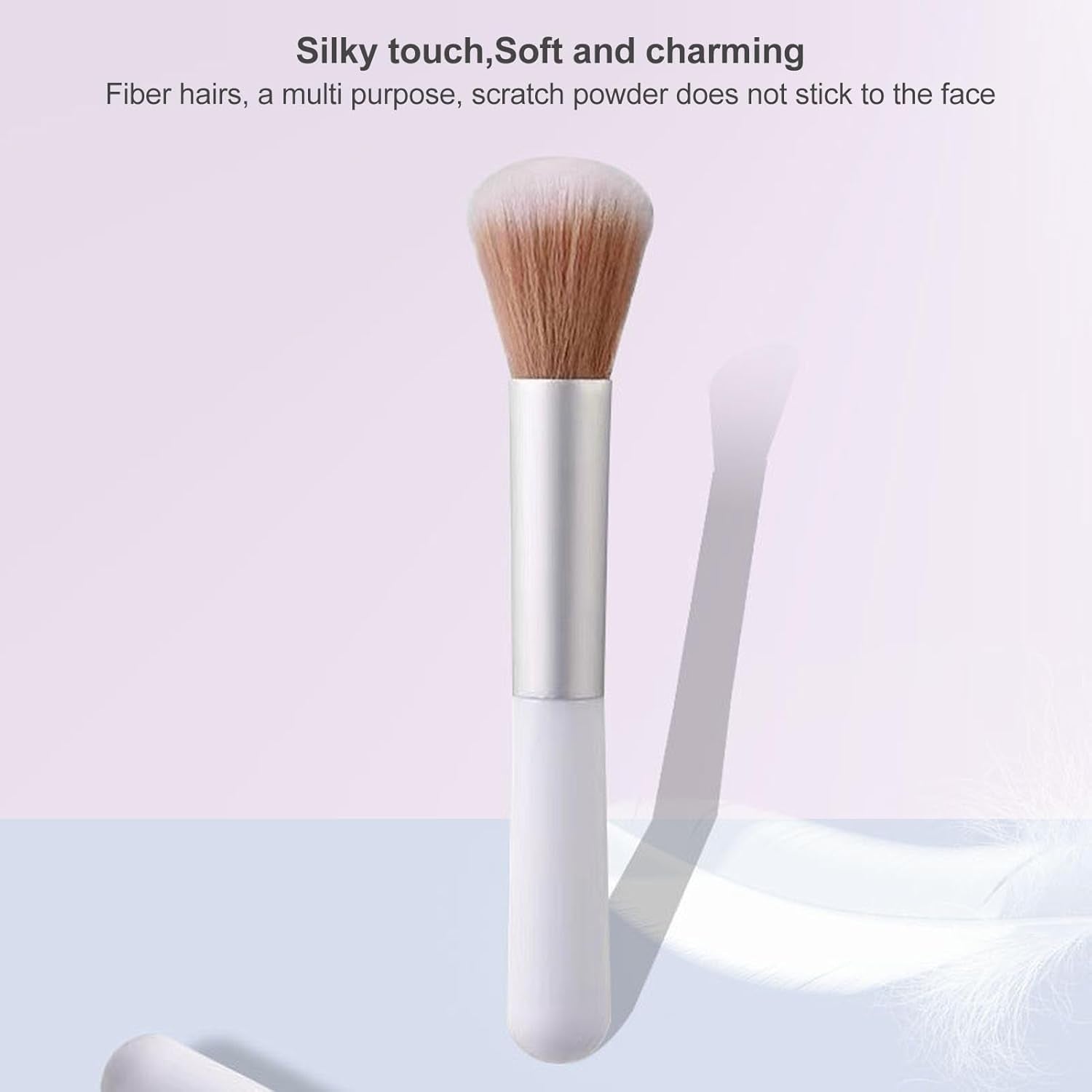 15Pcs Tapered Cheek Makeup Brush High Density Cheek Makeup Brush Powder Brush for Blush Highlighter Loose or Pressed Powder