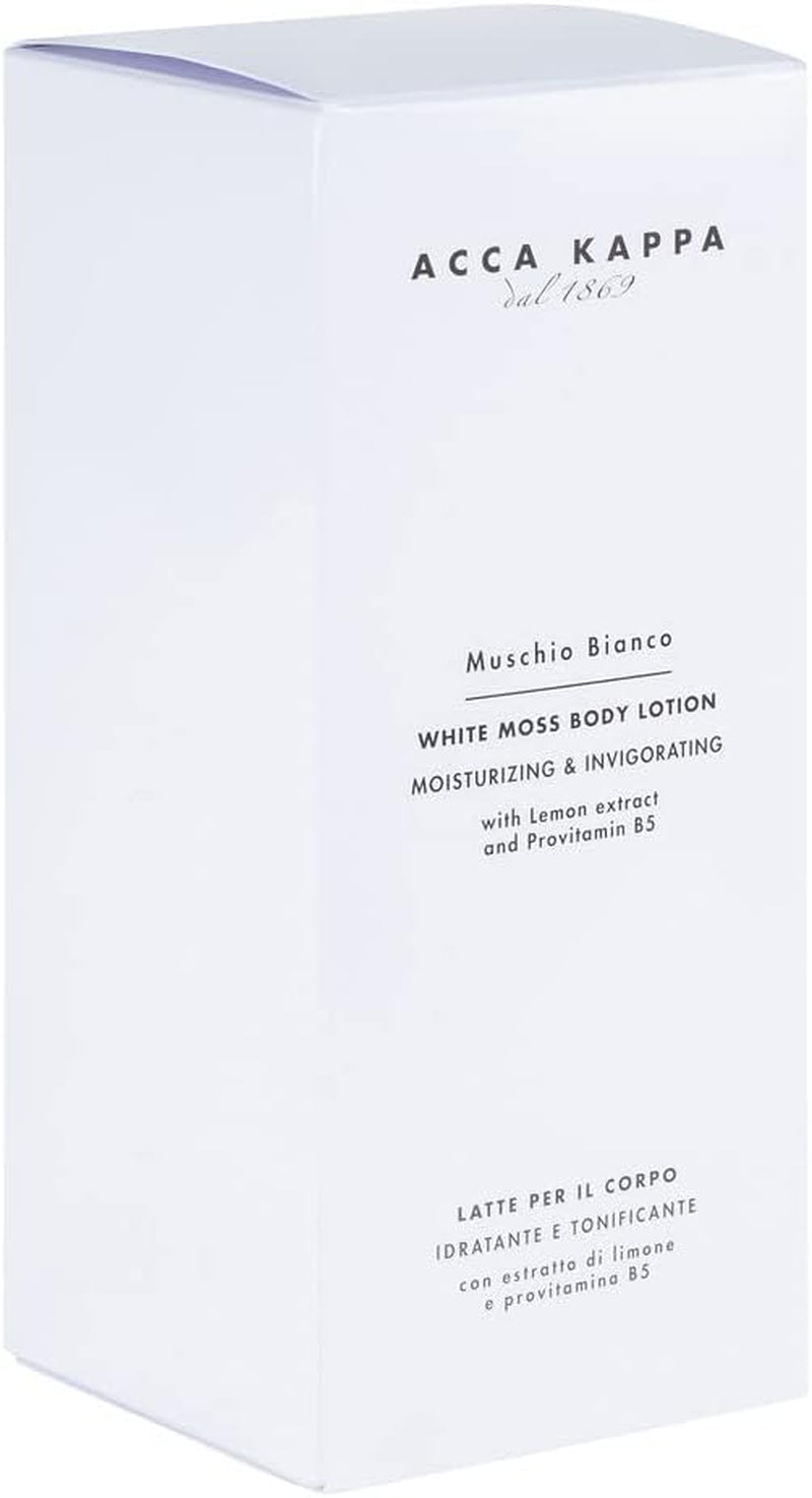 Moisturizing and Invigorating Body Milk, White Moss Body Lotion 10.4 Fl. Oz.