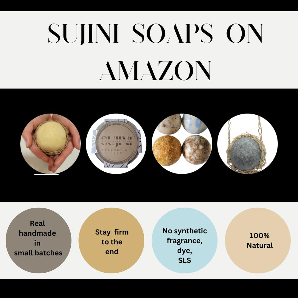 Fragrance-Free 100% Coconut Oil Soap -  for Sensitive Skin (3 Bars)