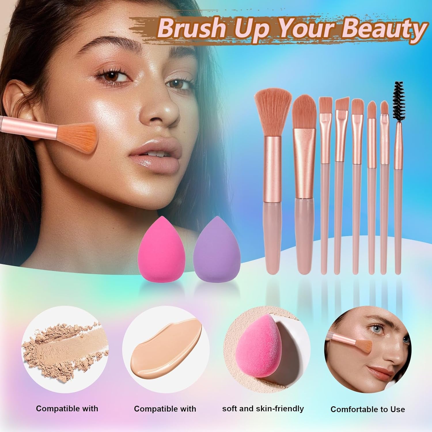 Makeup Kit for Women Full Kit Makeup Kits for Teens Teenager Makeup Gift Set for Teens Women Makeup Set for Teen Girls Christmas Eyeshadow Palette Foundation