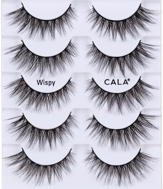 Fluffy & Wispy Strip Lashes, 5 pairs