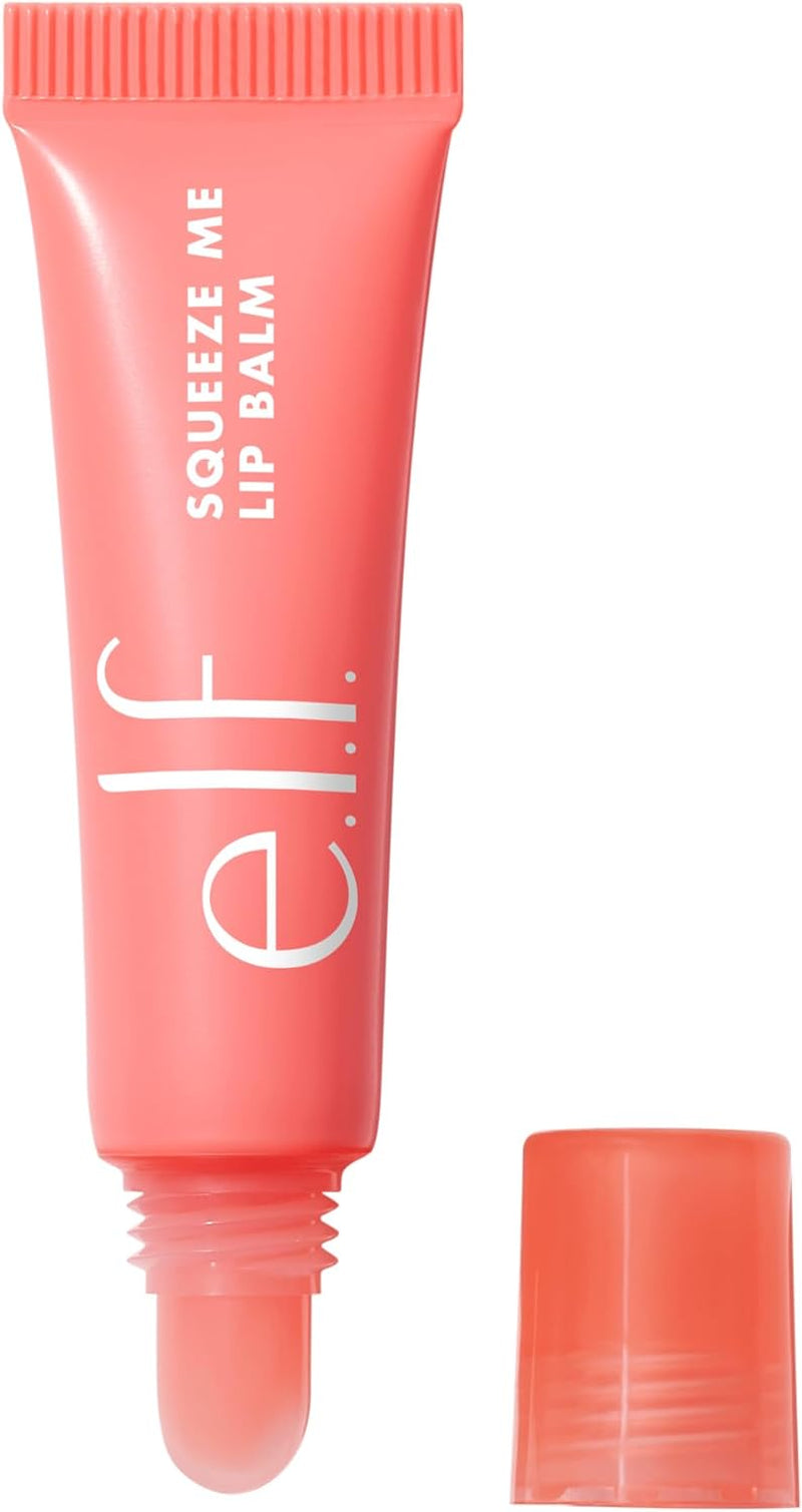Camo Liquid Blush, Long-Lasting Liquid Blush for High-Pigment Colour & Squeeze Me Lip Balm, Moisturizing Lip Balm for a Sheer Tint of Colour