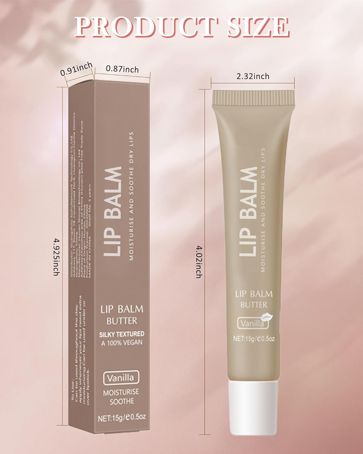 Lip Butter Balm Cherry,Hydrating Tinted Butter Lip Gloss,Sheer Lip Mask Lip Care Moisturizer,Soothing Lip Makeup,Non-Sticky Glow Reviver Fat Lip Oil,Women'S Day Gift for Women Girl-05