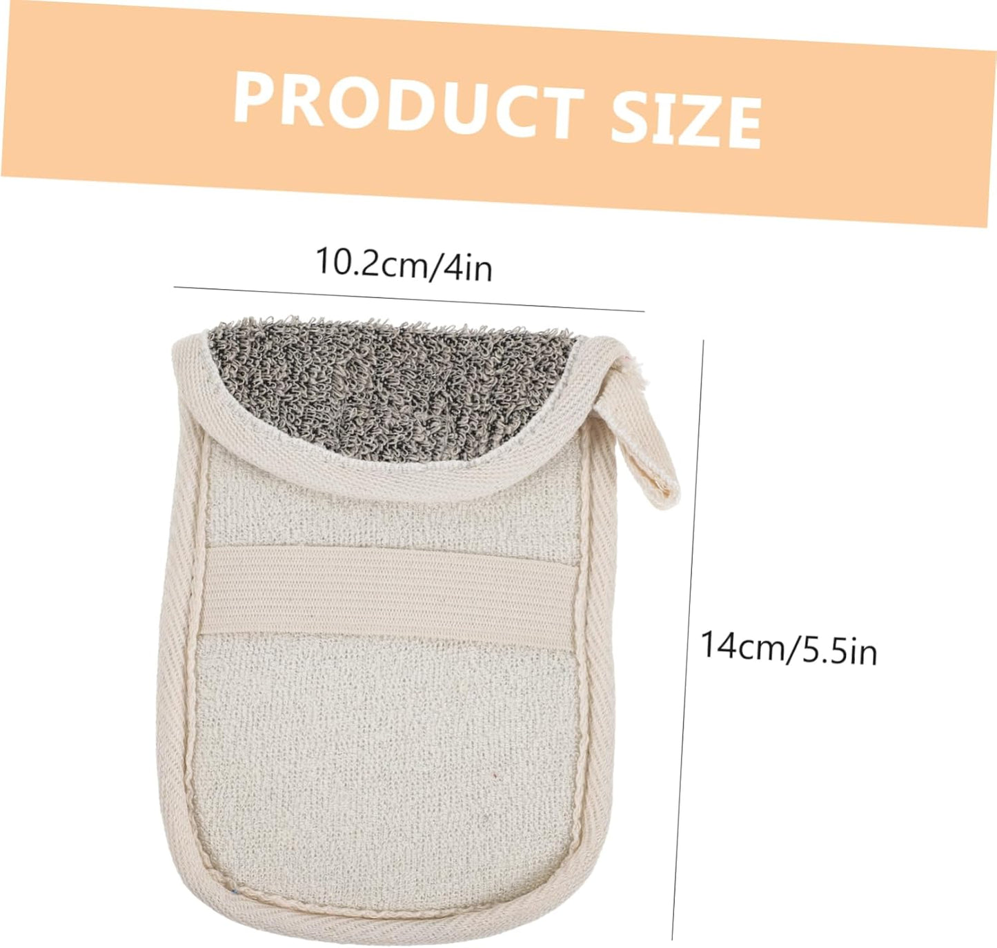 4Pcs Black Linen Soap Bag Set Exfoliating Foaming Soap Net Holder Suitable for Shower and Bath