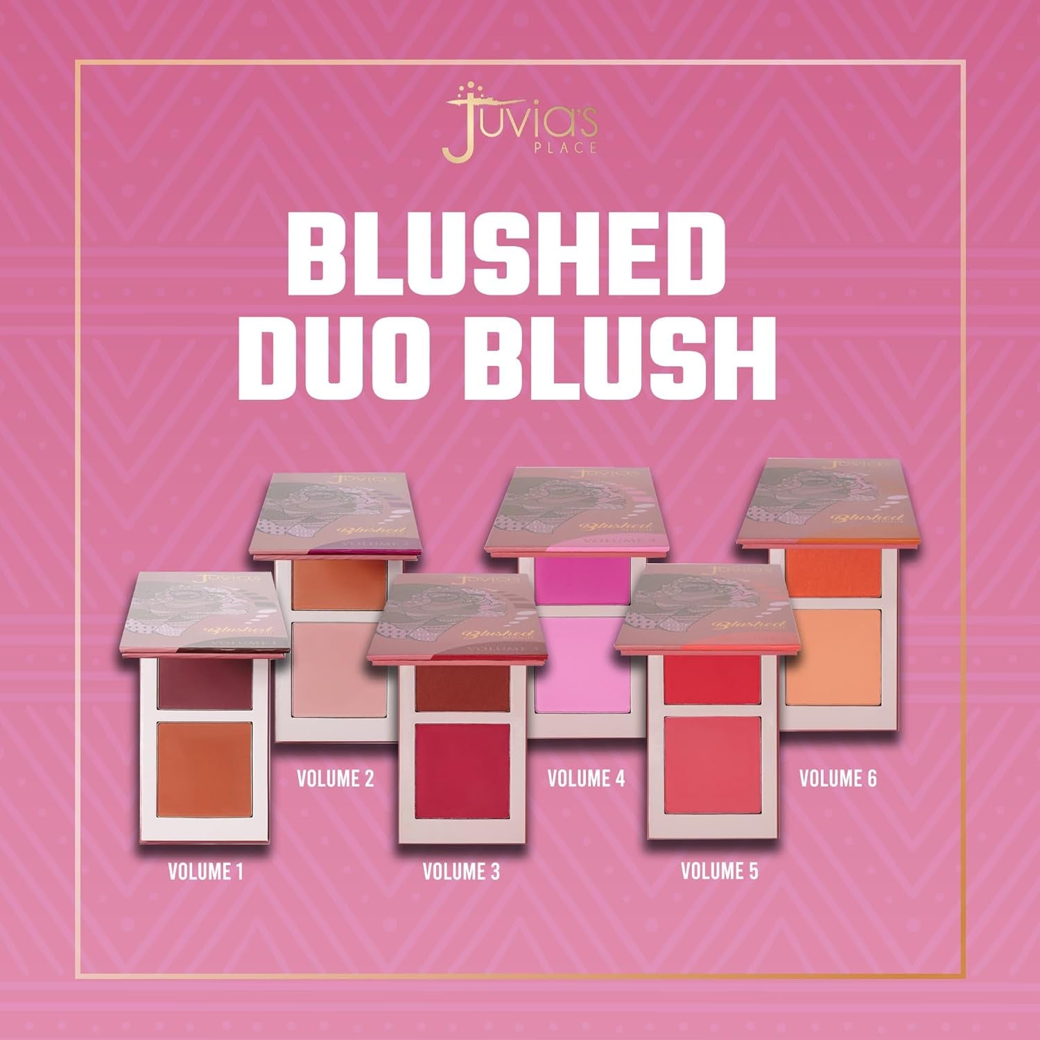 Blush Pressed Powder Matte Duo Vol 2, Peach Tones, Vegan, Cruelty Free
