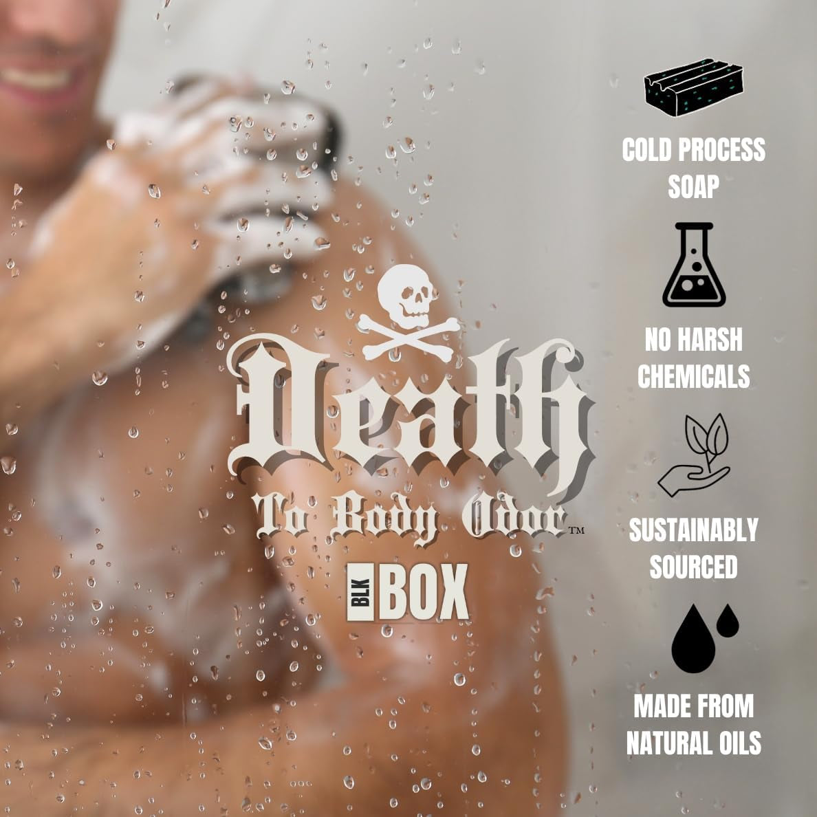 USA MADE Men'S Natural Bar Soap from Moisturizing Body Wash Soap Made from Natural Oils - Handmade Cold Process Soap with No Harsh Chemicals (Old Bones)