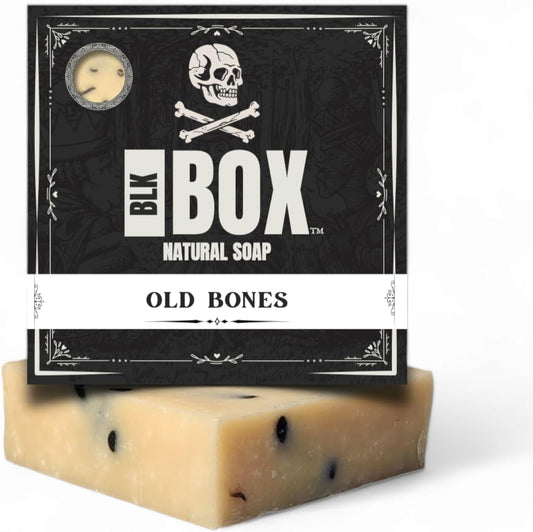 USA MADE Men'S Natural Bar Soap from Moisturizing Body Wash Soap Made from Natural Oils - Handmade Cold Process Soap with No Harsh Chemicals (Old Bones)