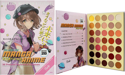 Cosmetics Manga Anime 35 Pressed Pigment and Shadow Book 2B Eye Shadow Women 1.34 Oz