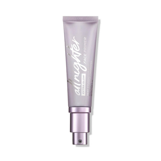 Urban Decay All Nighter Extra Glow Face Primer, Dewy Finish, Smoothing & Hydrating Base for Foundation Face Makeup, Hyaluronic Acid & Agave Extract, Paraben-Free