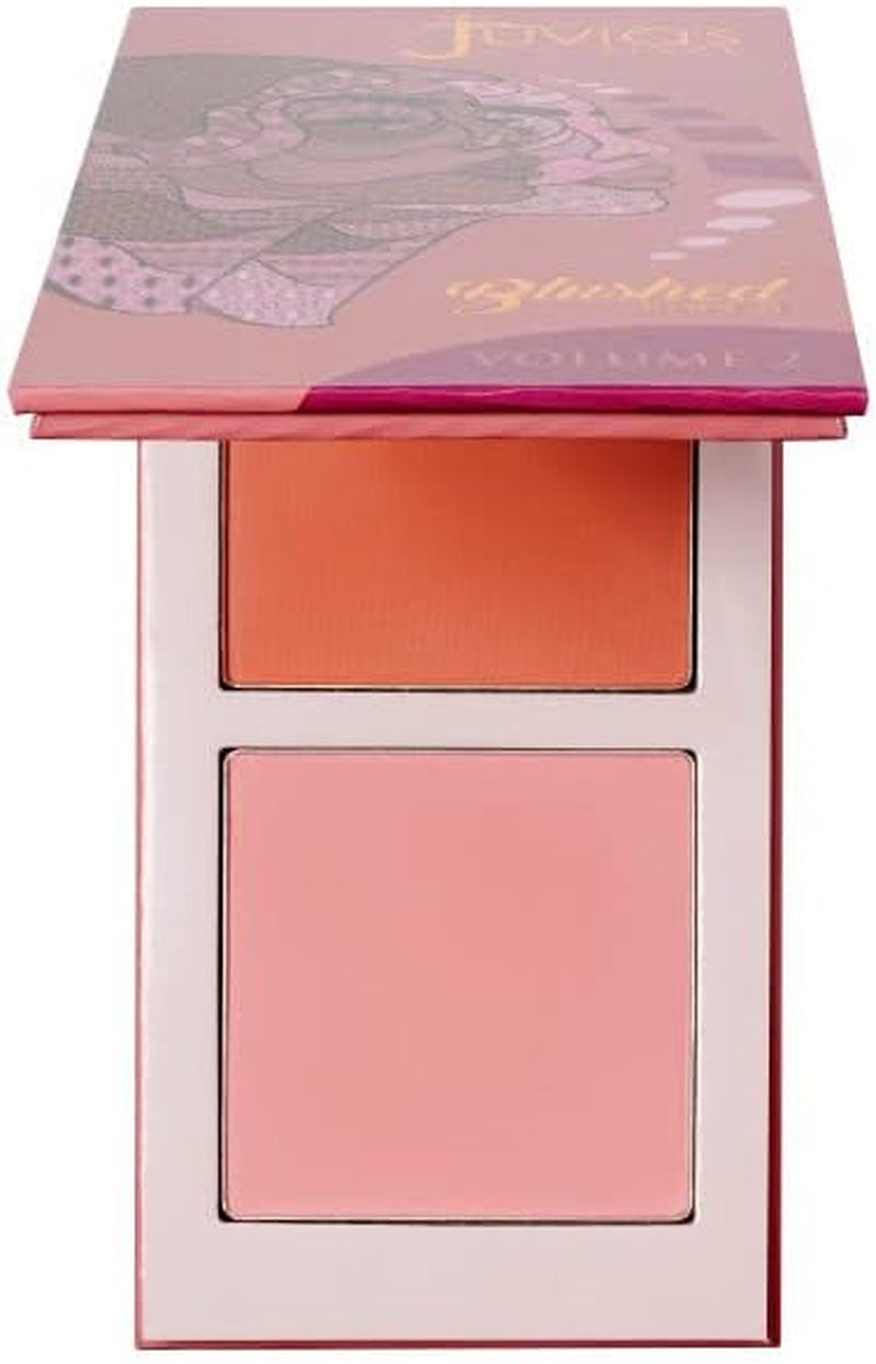Blush Pressed Powder Matte Duo Vol 2, Peach Tones, Vegan, Cruelty Free