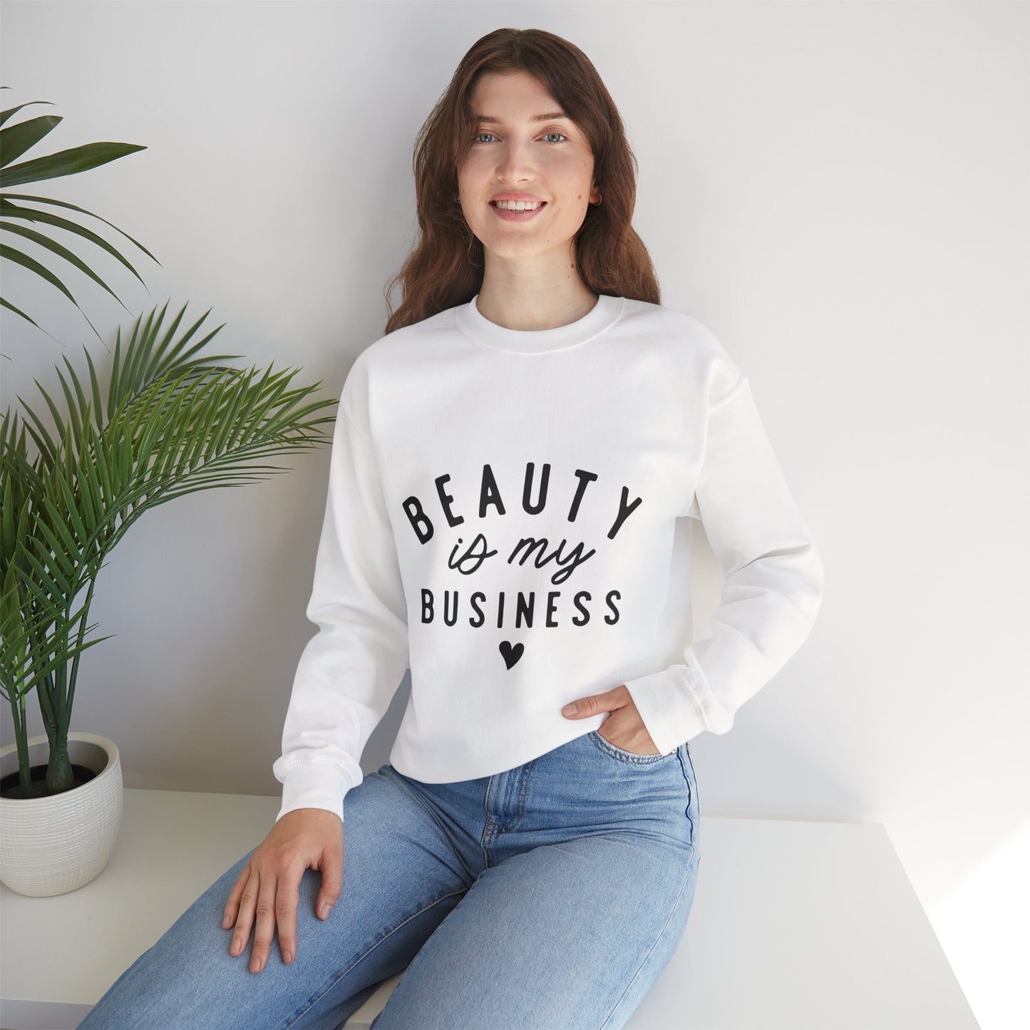Beauty is My Business Crewneck Sweatshirt