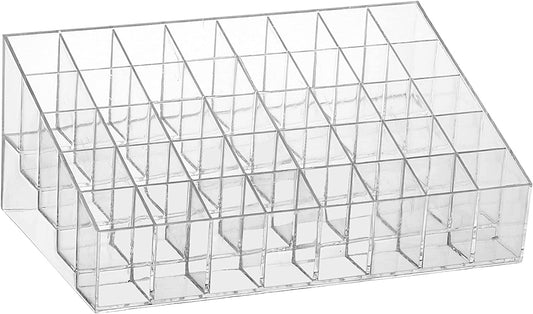 40 Grids Lipsticks Holder - Clear Acrylic Lipgloss Lipstick Organizer and Storage Display Case for Lip Gloss, Lipstick Tubes