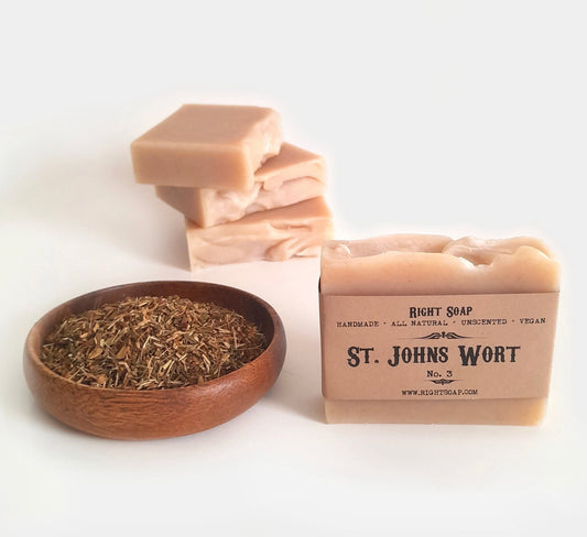 St John's Wort Handmade Bar Soap (4 Pack)
