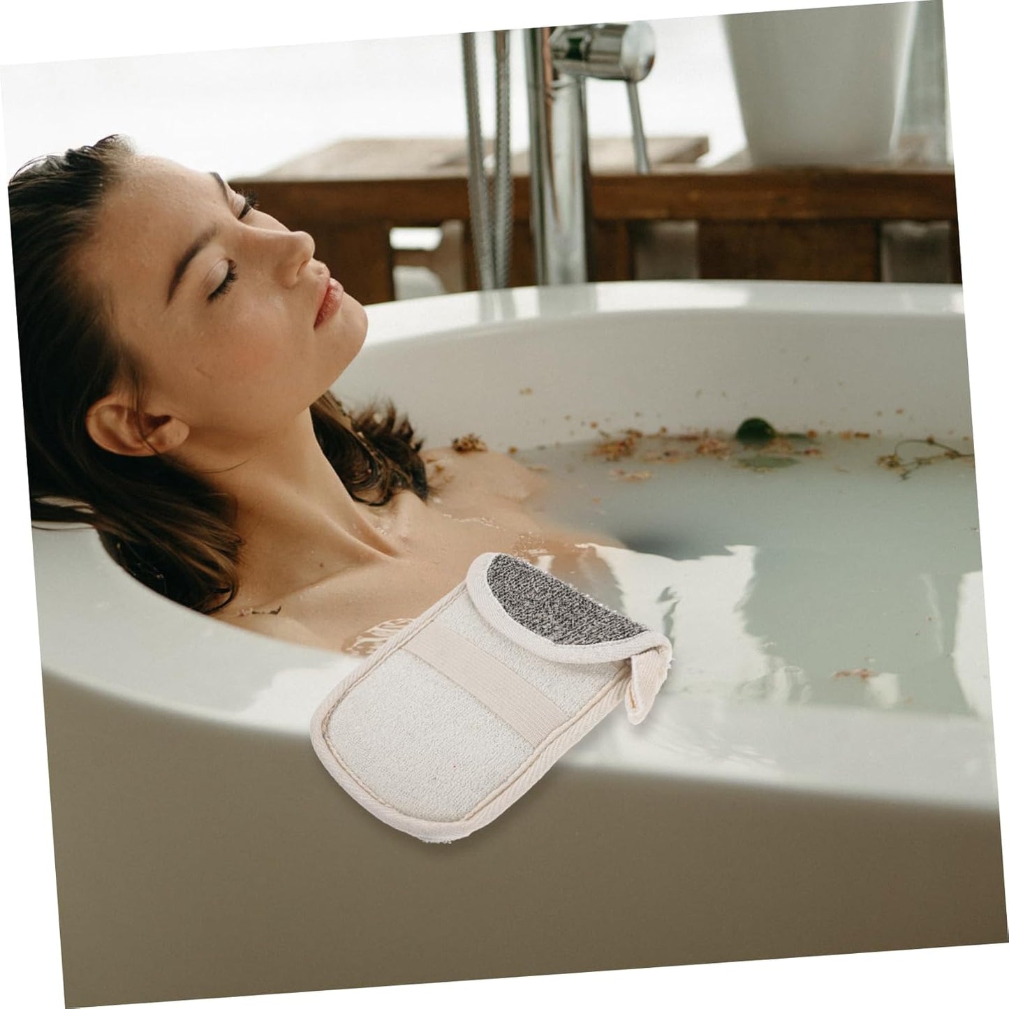 4Pcs Black Linen Soap Bag Set Exfoliating Foaming Soap Net Holder Suitable for Shower and Bath