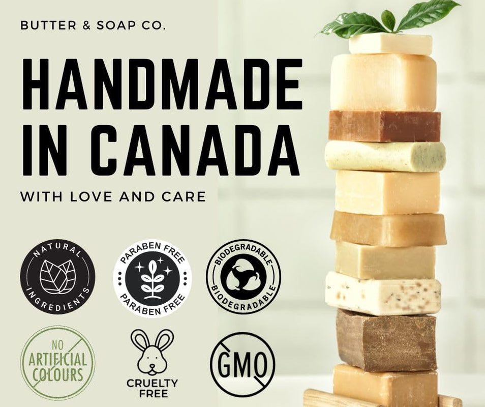 Mugwort Herbal Soap Lemongrass Eucalyptus Natural Cold Processed Face and Body Soaps for Men and Women (Pack of 3)