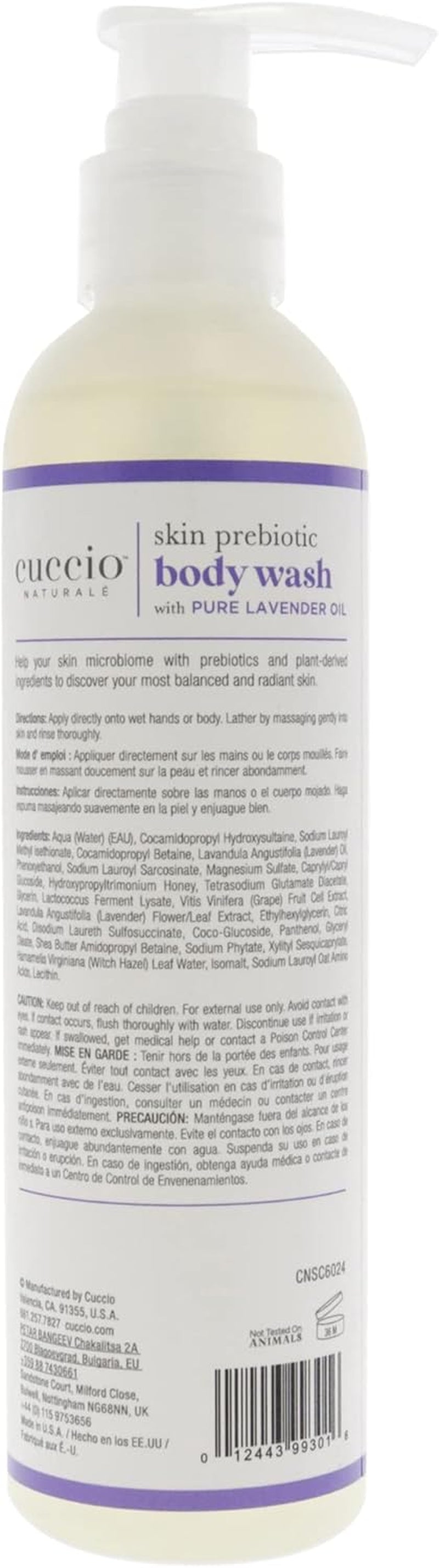 Skin Prebiotic Body Wash - Lavander Body Wash Unisex 8 Oz