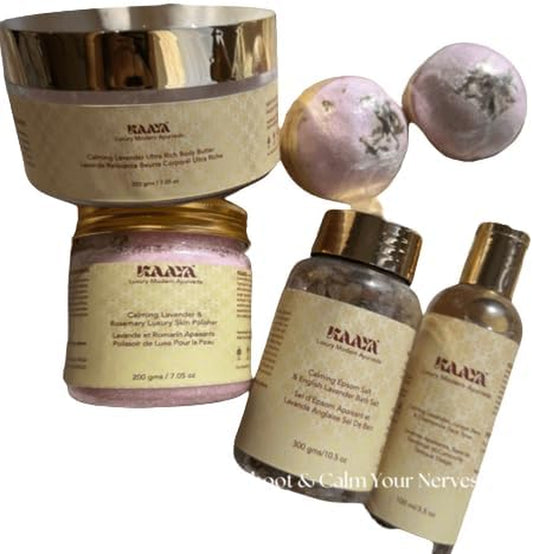 Bath Series – Reboot & Calm Your Nerves 5-Piece Gift Set (Value