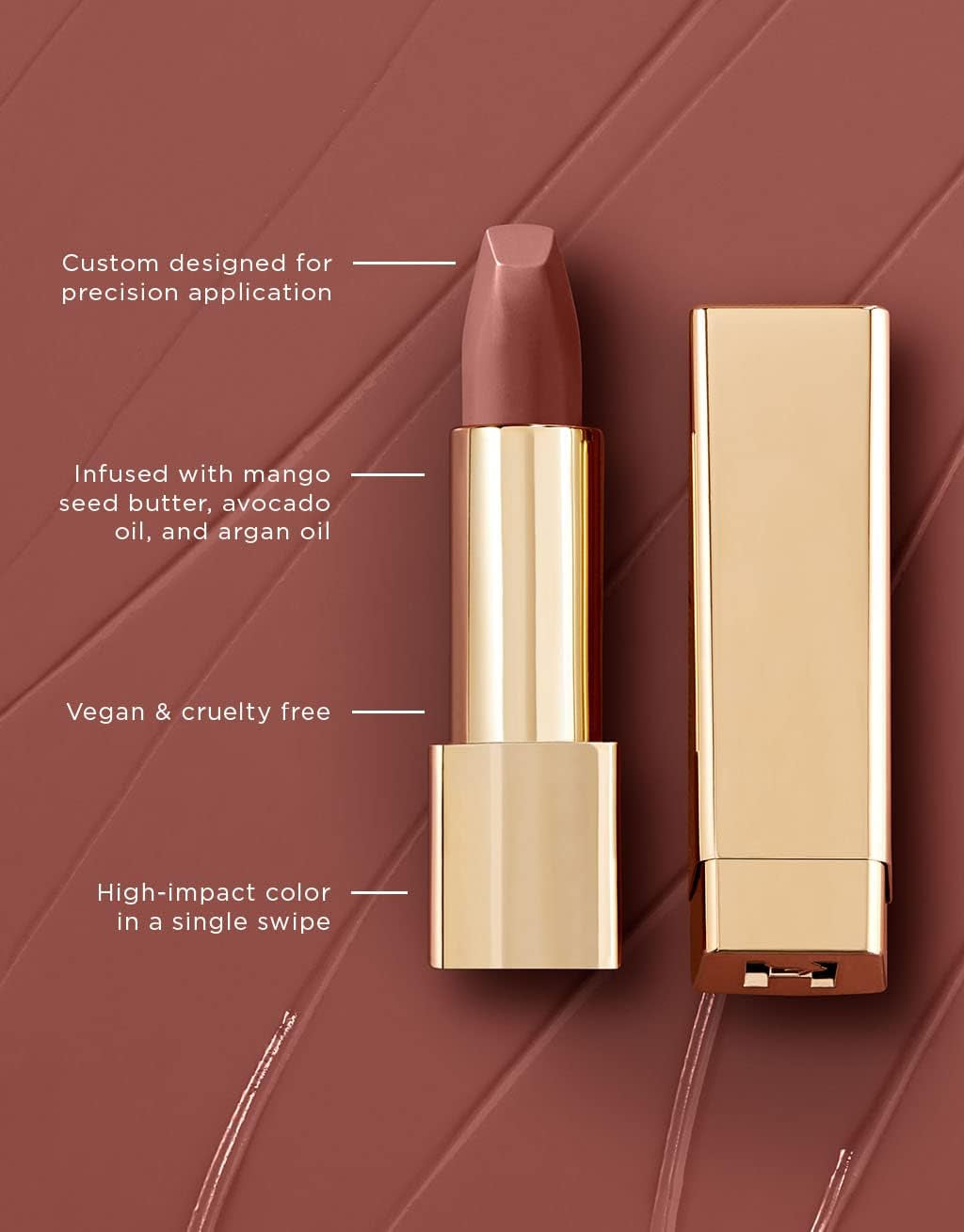 Unlocked Satin Creme Lipstick-Sahara 306