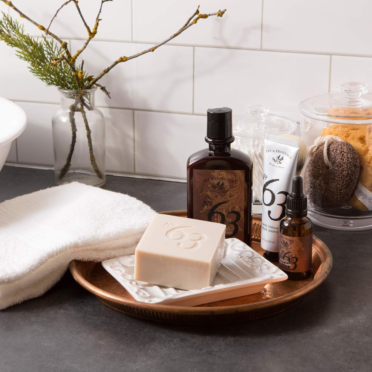 Aromatic, Warm and Spicy, No. 63 Men'S 200 Gram Cube Soap