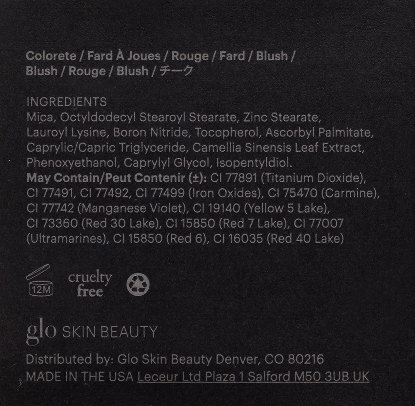 Blush - Pressed Powder Blush for Cheeks, High Pigment Mineral Face Makeup Creates a Natural, Healthy Glow