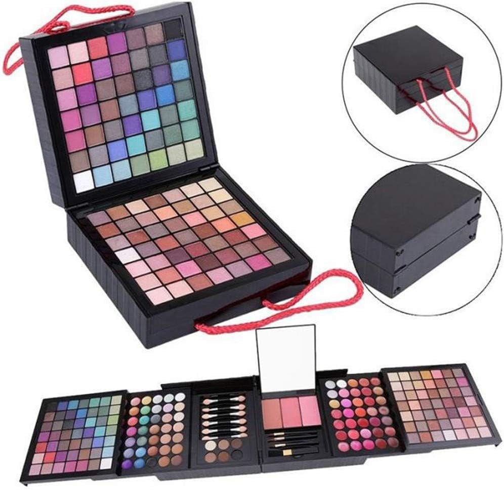 Professional Makeup Set Full 177 Color Eyeshadow Palette Blush Lip Gloss Concealer Kit -Beauty Makeup Set,All-In-One Makeup Kit with Mirror, Applicators (177 Makeup Kit)