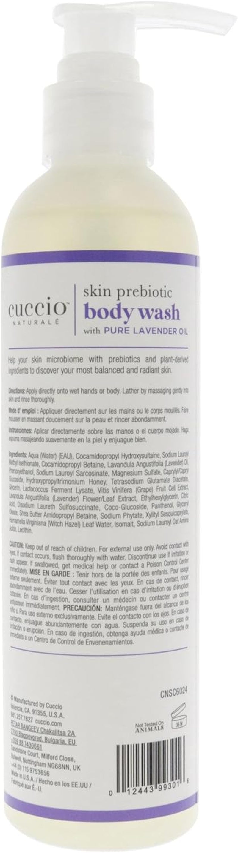 Skin Prebiotic Body Wash - Lavander Body Wash Unisex 8 Oz