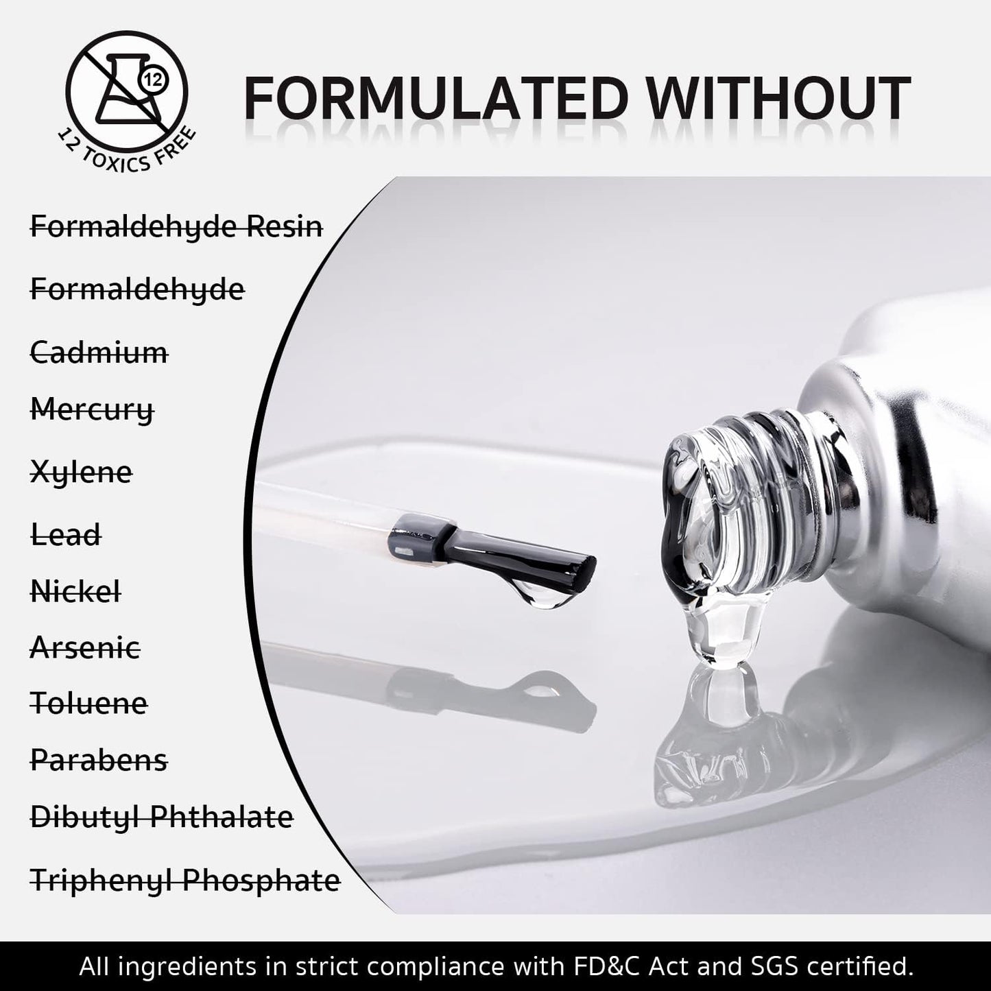 Peel off Gel Base Coat for Gel Nail Polish, 16Ml Peelable Clear Foundation for Use with UV LED Nail Lamp