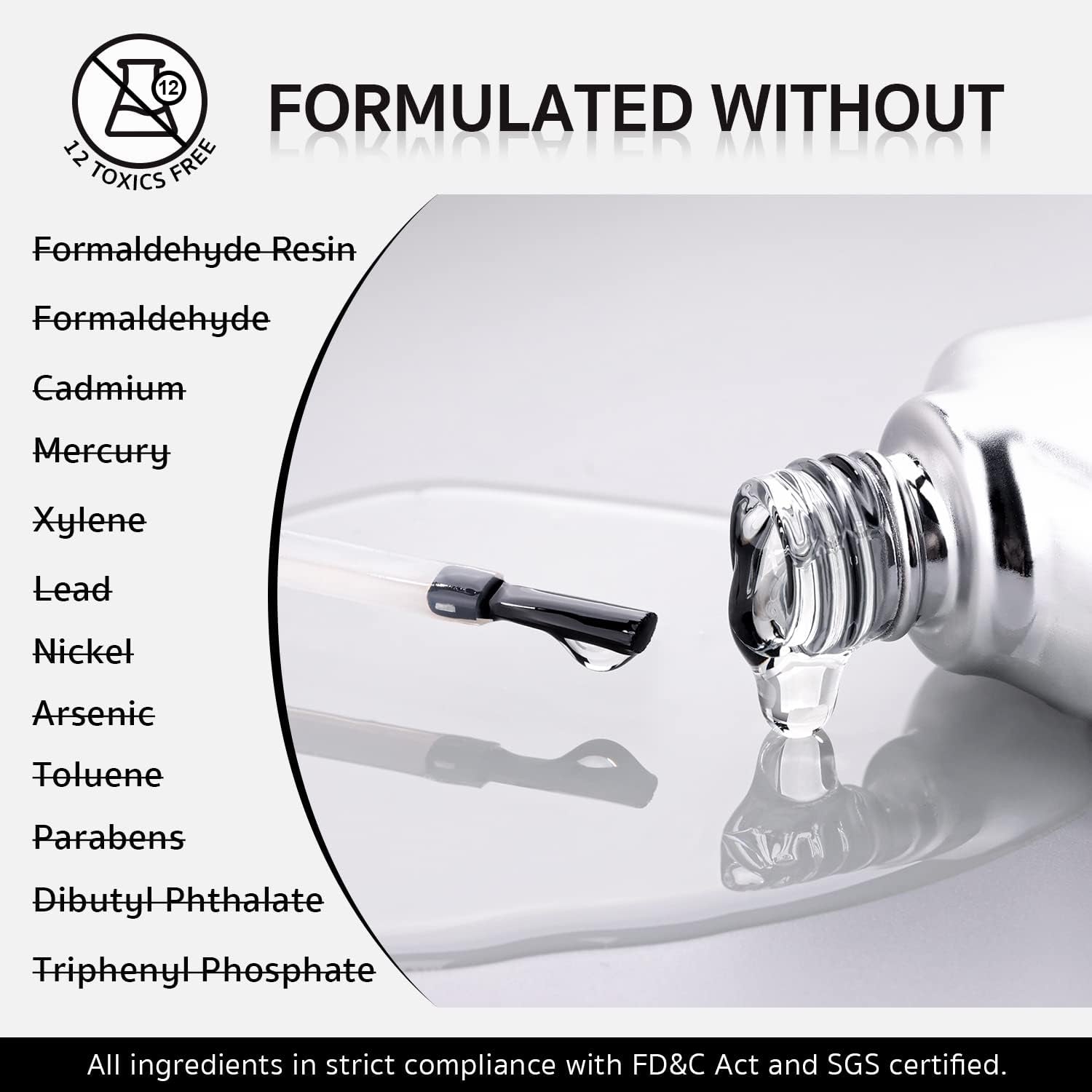 Peel off Gel Base Coat for Gel Nail Polish, 16Ml Peelable Clear Foundation for Use with UV LED Nail Lamp