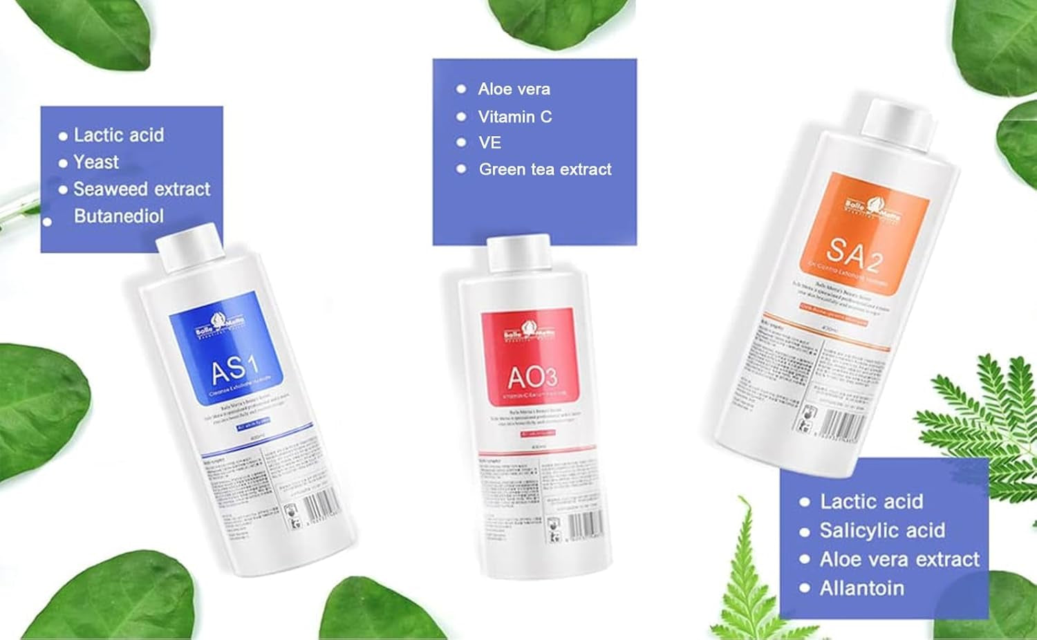 Skin Care Facial Beauty Aqua Peel Solution 400Ml per Bottle Face Cleansing and Moisturizing  ETYYS123