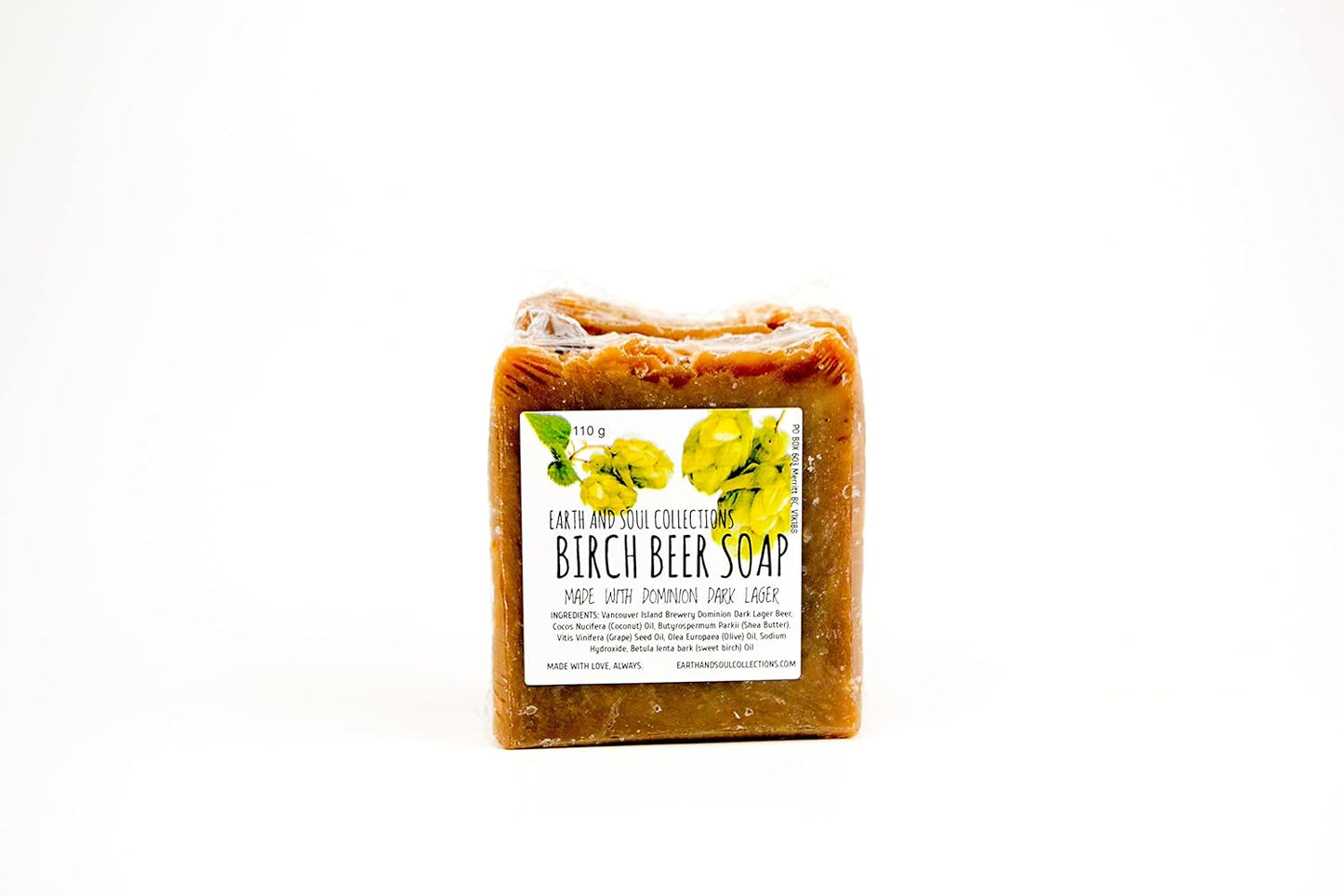 Earth and Soul Collections - Natural Bar Soap, 8 Soaps per Kit + a Wooden Soap Holder,  Essential Oil Bar Soap for Dry Skin, 110G Bars