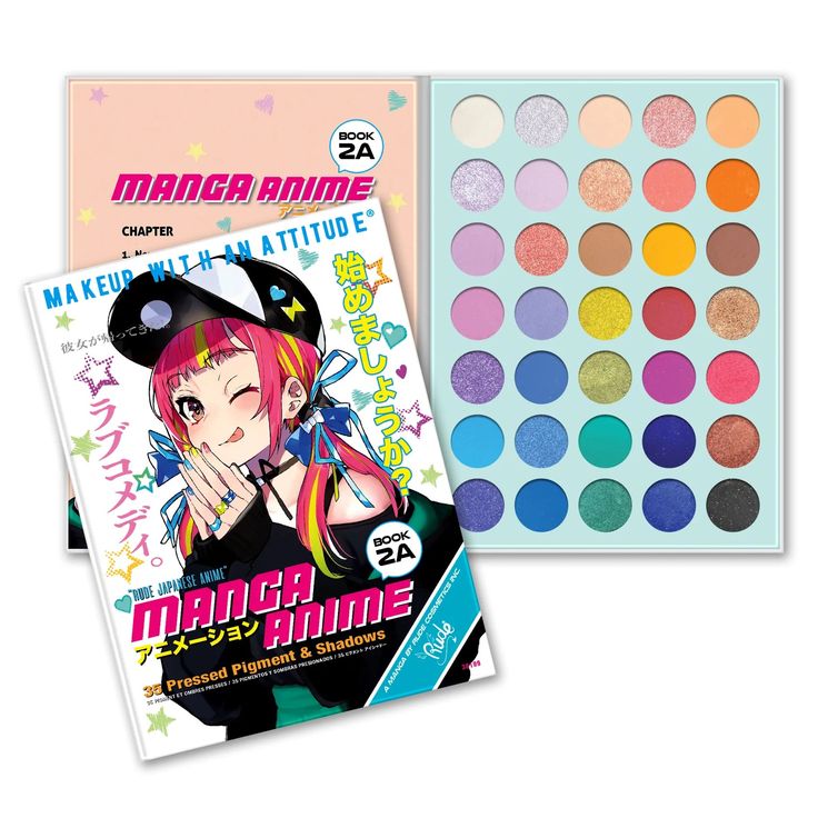 Manga Anime 35 Eyeshadows Palette - Book 2A