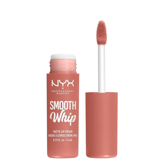 NYX Smooth Whip, Matte Lip Cream, Teddy Fluff (Brown)