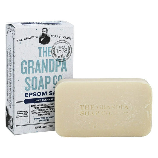 Grandpa Brands Co. Epsom Salt & Baking Soda Bar Soap, 3 pcs