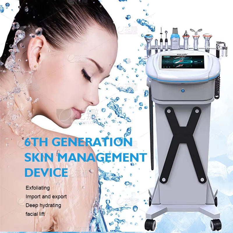 10 in 1 Hydra Skin Care Machine Deep Cleaning Home Use Hydrodermabrasion Facial Machine Skin Care Machine