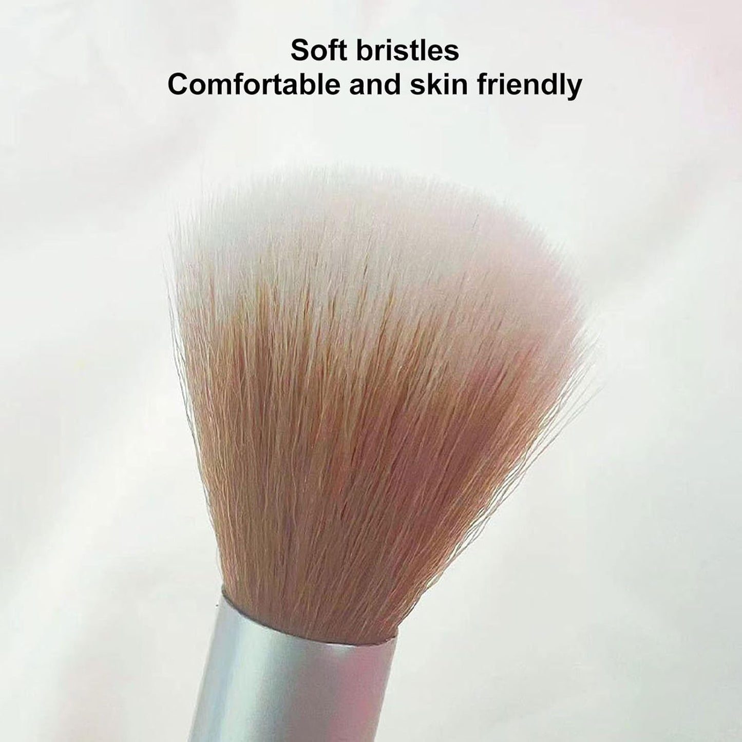 15Pcs Tapered Cheek Makeup Brush High Density Cheek Makeup Brush Powder Brush for Blush Highlighter Loose or Pressed Powder