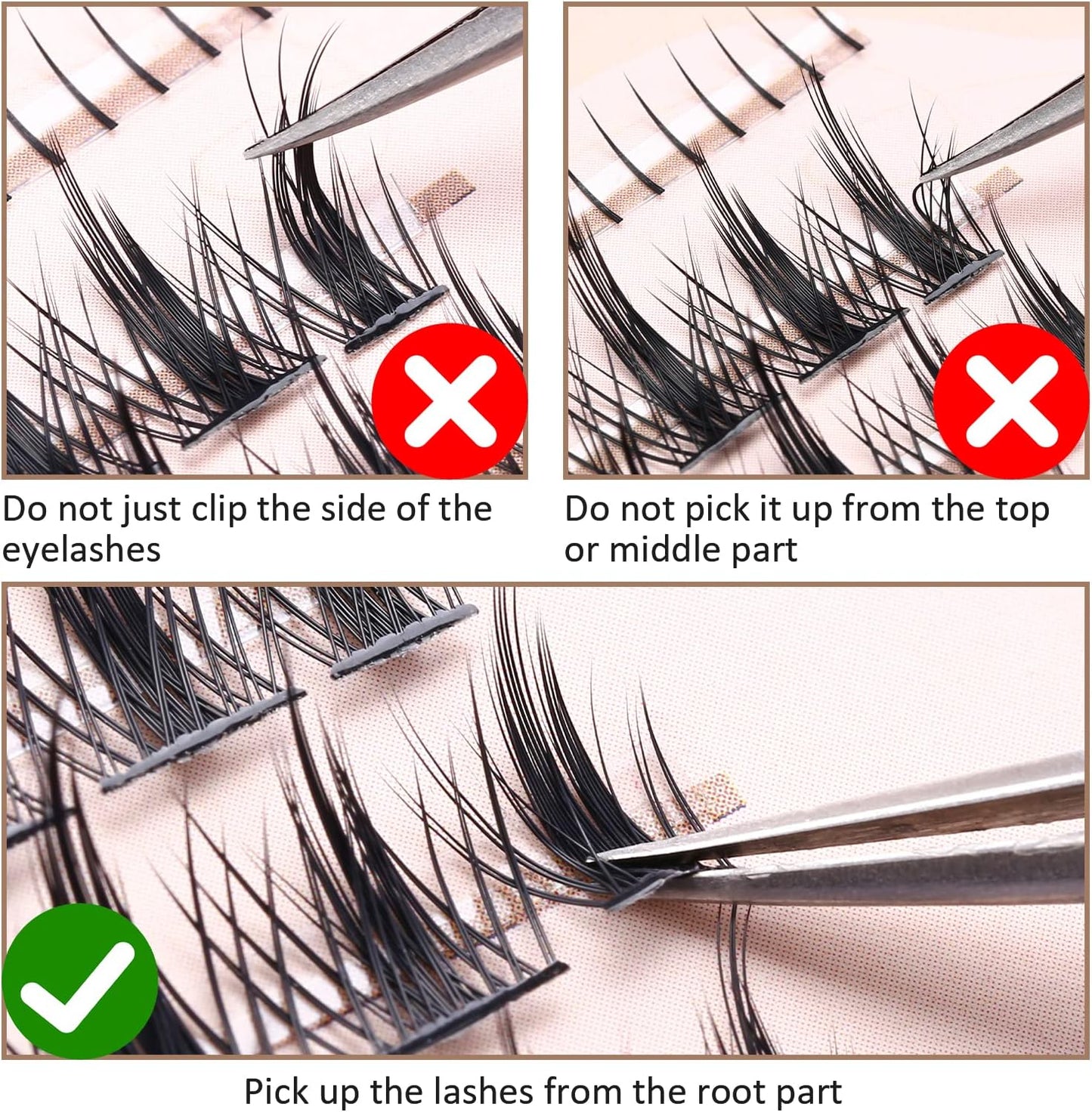 Individual Manga Lashes 6-12Mm Lashes Extension Kit DIY 82 Clusters Anime Lashes False Eyelashes with Bottom Lashes for Make Up
