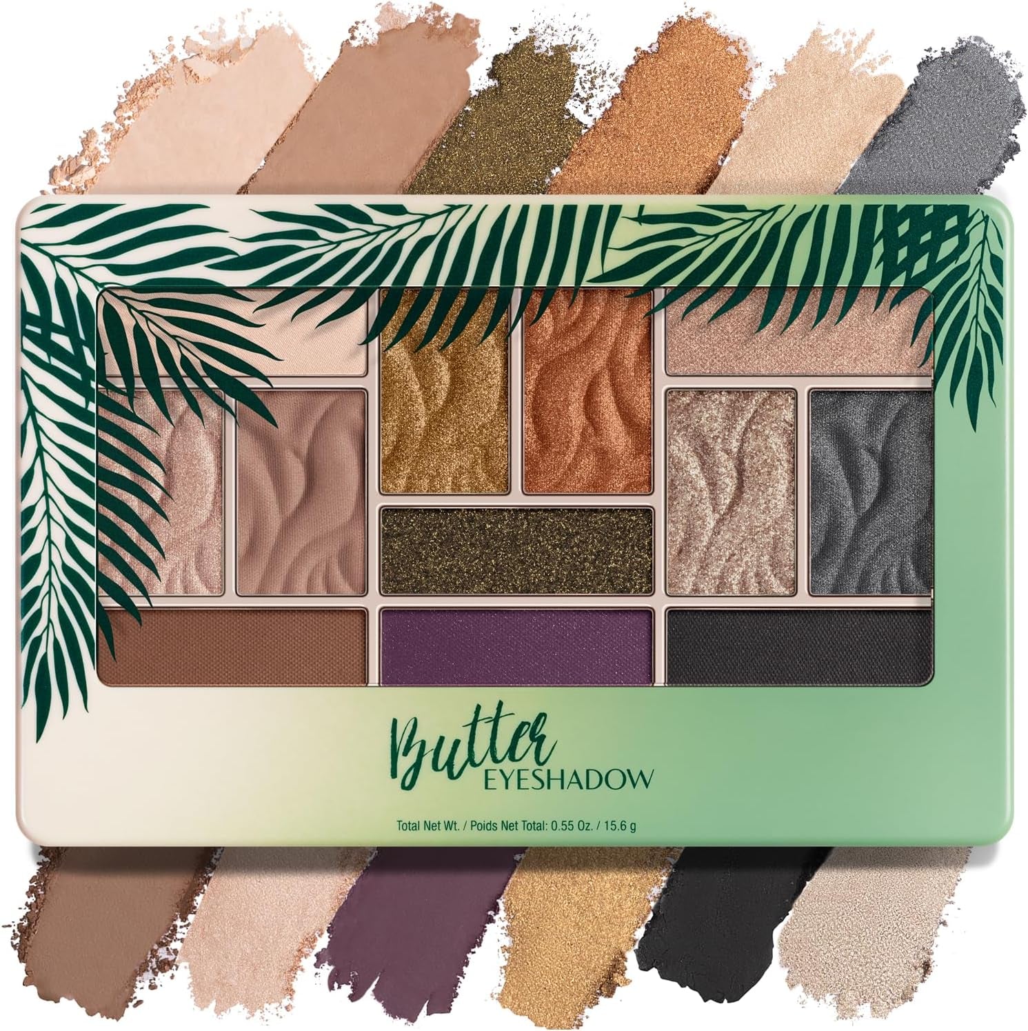 Murumuru Butter Eyeshadow Palette, Sultry Nights, 0.55 Ounce