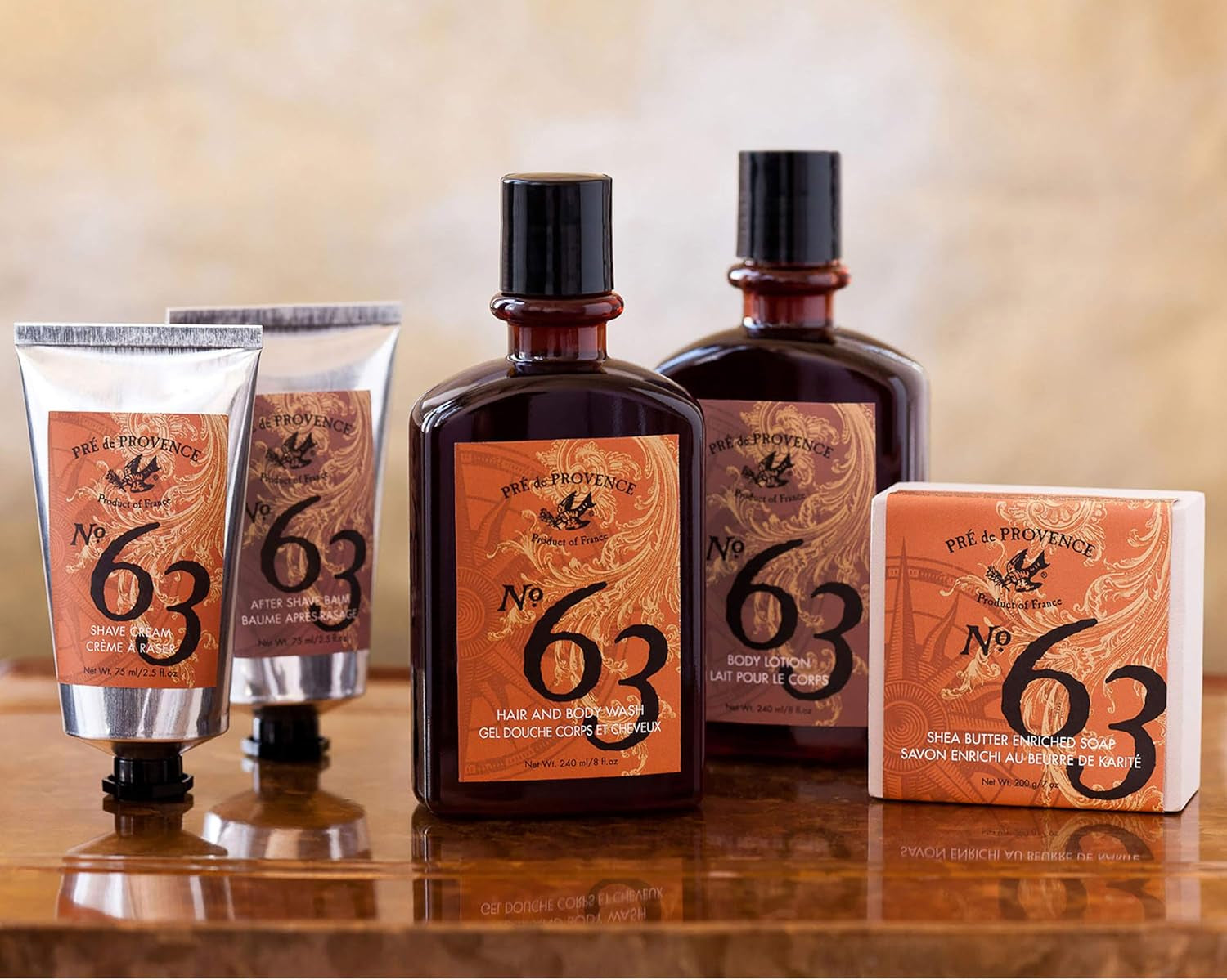 Aromatic, Warm and Spicy, No. 63 Men'S 200 Gram Cube Soap