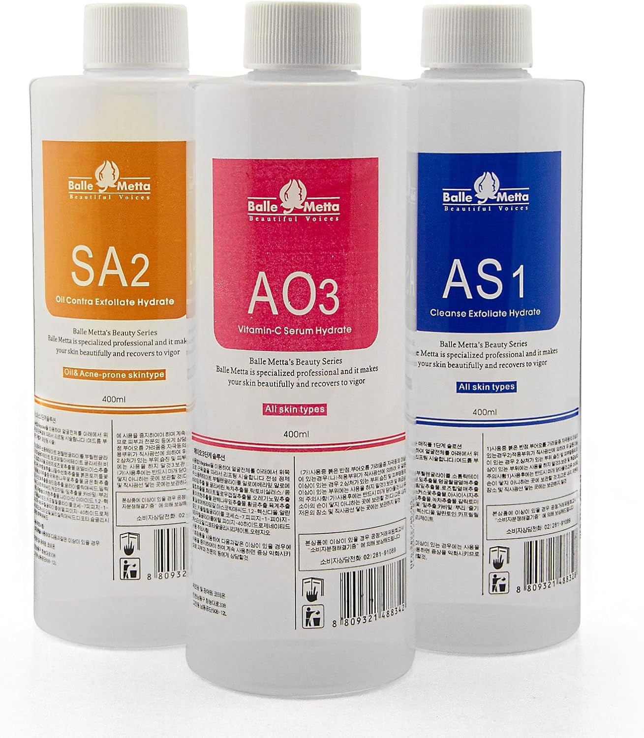 Skin Care Facial Beauty Aqua Peel Solution 400Ml per Bottle Face Cleansing and Moisturizing  ETYYS123