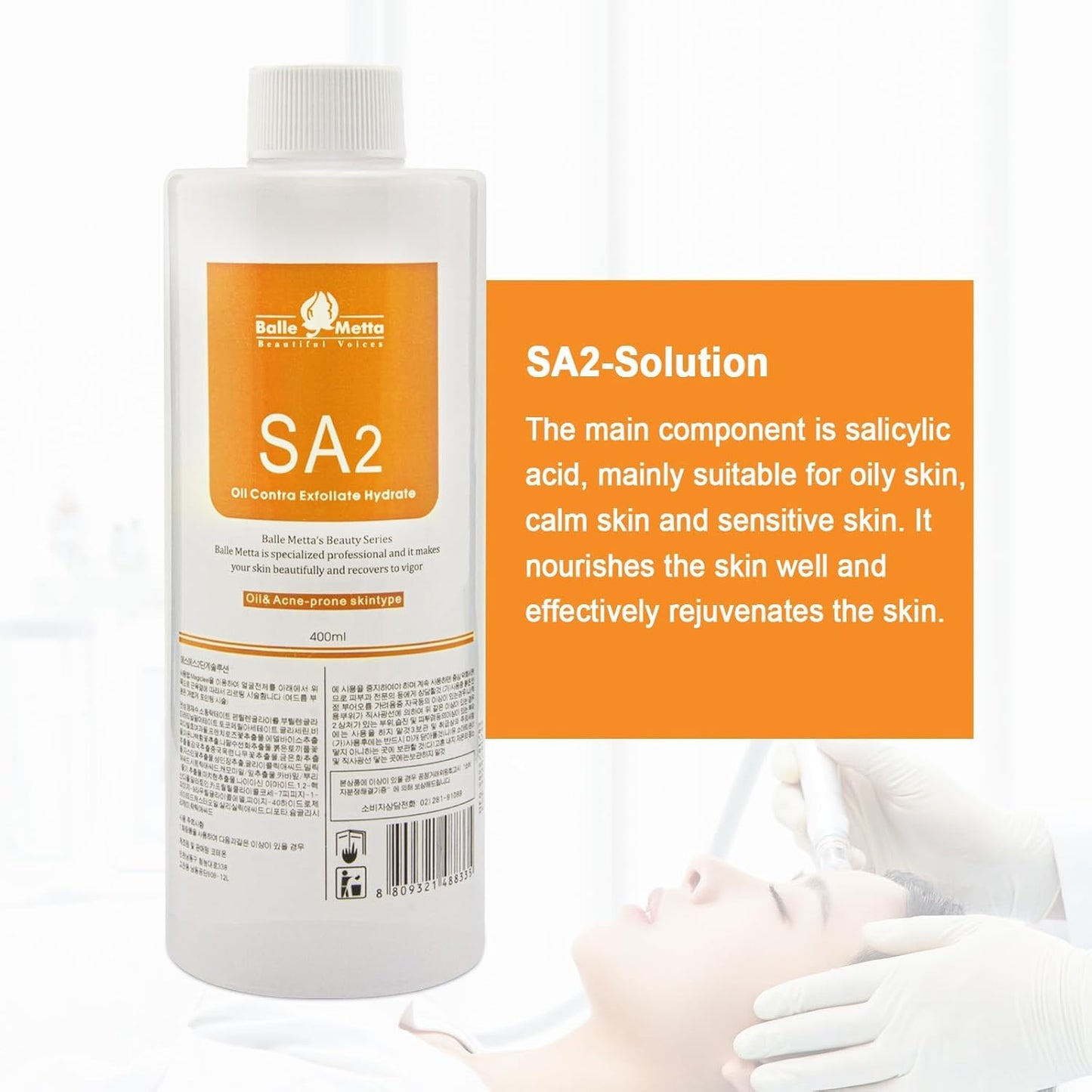 Skin Care Facial Beauty Aqua Peel Solution 400Ml per Bottle Face Cleansing and Moisturizing  ETYYS123