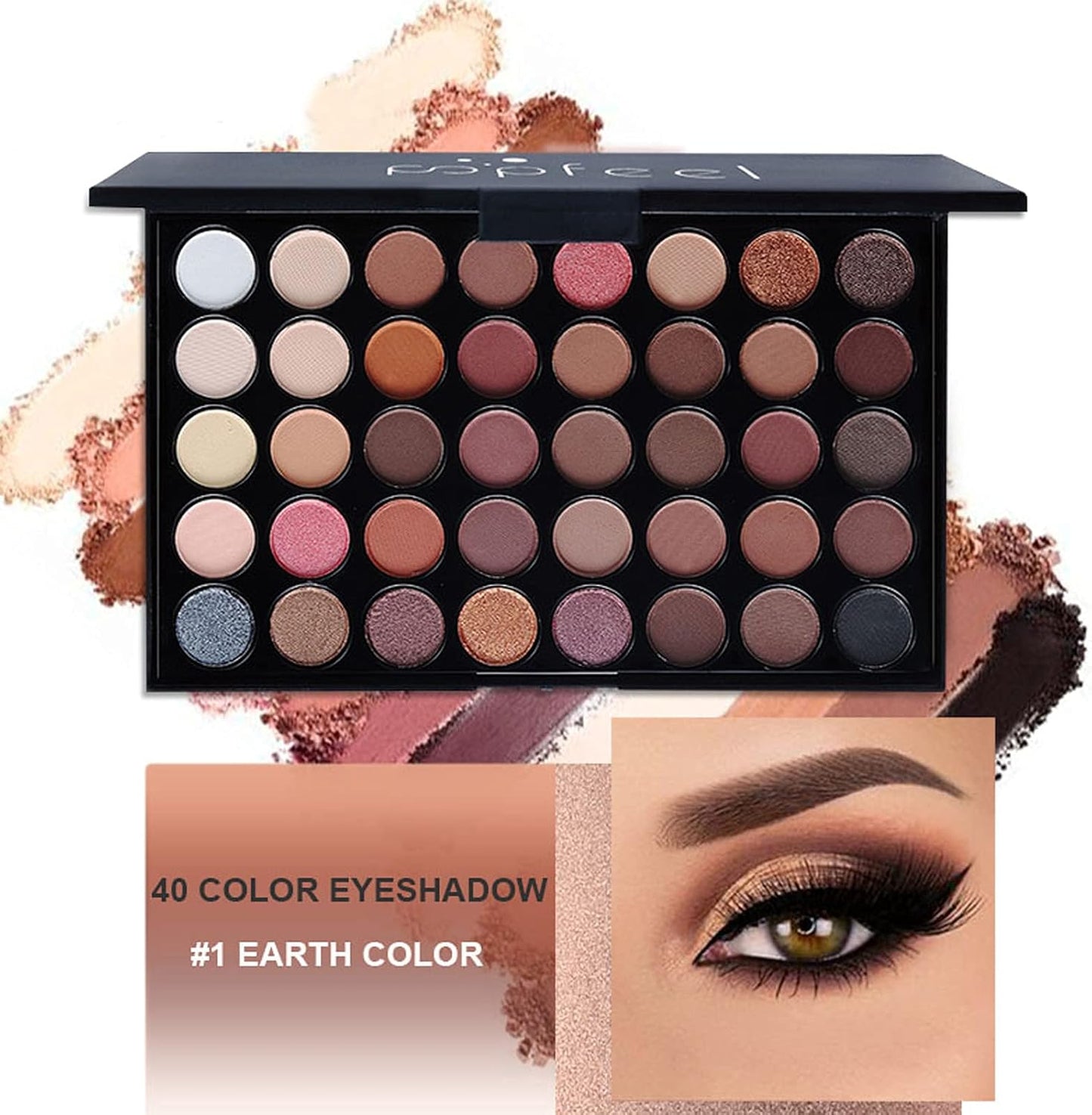 All-In-One Holiday Makeup Gift Set | Makeup Kit for Women Full Kit Cosmetic Essential Starter Bundle Include Eyeshadow Palette Lipstick Blush Foundation Concealer Face Powder Lipgloss Brush