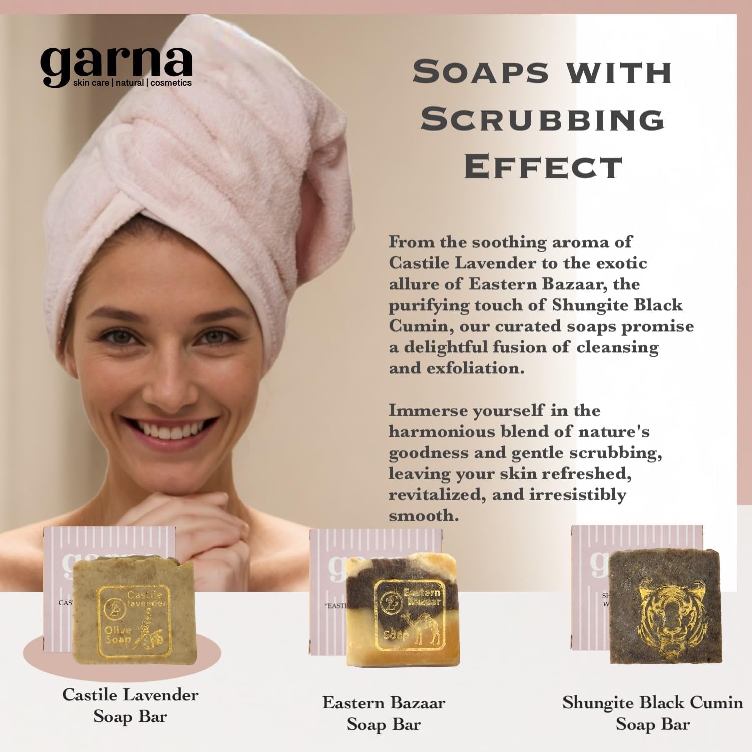 Lavender Castile Soap Bar 3.5 Oz: Handcrafted Pure Castile Soap Infused with Lavender Essential Oil, Gentle Exfoliation & Nourishment