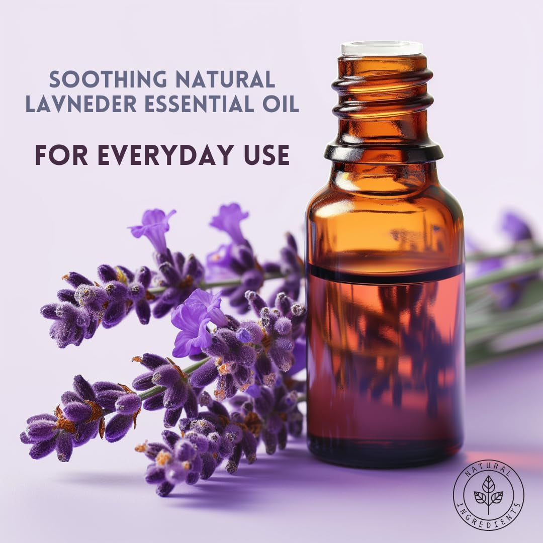 Hypoallergenic Hand Soap Bar for Sensitive Skin - Natural Soothing Lavender Oil, Nourishing & Eco-Friendly, Bulk Pack of 3